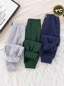 Comfortable Fashion Simple Practical Versatile Pants*3
