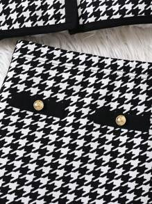 2pcs/Set Young Girl  Mini Skirt Set