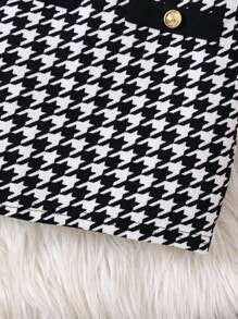 2pcs/Set Young Girl  Mini Skirt Set