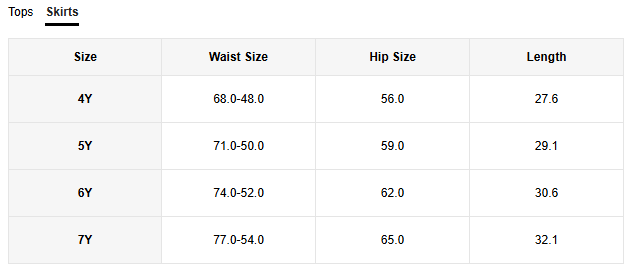 2pcs/Set Young Girl  Mini Skirt Set