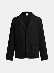 2pcs/Set Tween Boy Summer Jacket & Pants Set