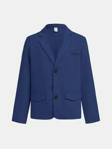 2pcs/Set Tween Boy Summer Jacket & Pants Set