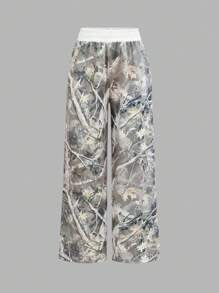 Wide-Leg Sweatpants Loose Pants