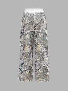 Wide-Leg Sweatpants Loose Pants