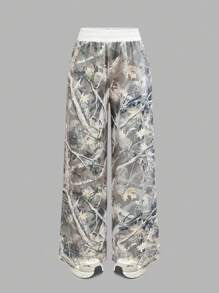 Wide-Leg Sweatpants Loose Pants