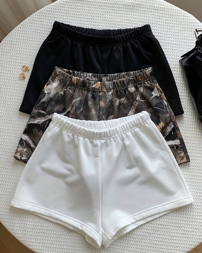 3pcs Tween Girl Casual Knit Solid Shorts
