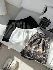 3pcs Tween Girl Casual Knit Solid Shorts