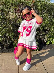 2pcs Casual Daily Fashion Versatile Outfit