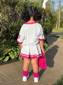 2pcs Casual Daily Fashion Versatile Outfit