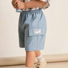 3pcs/Set Kids Short Sleeve Loose Shirts