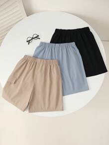 3pcs/Set Kids Short Sleeve Loose Shirts