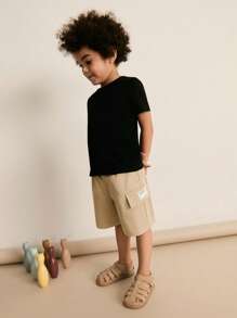 3pcs/Set Kids Short Sleeve Loose Shirts