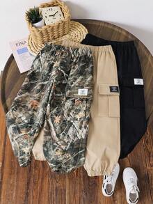 Loose Woven Long Pants, 3 Styles